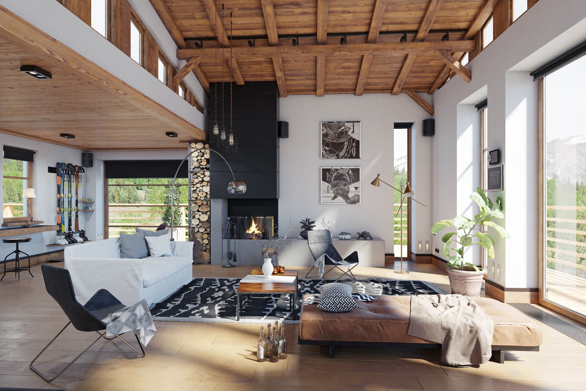 Modern luxury Home interior seating area