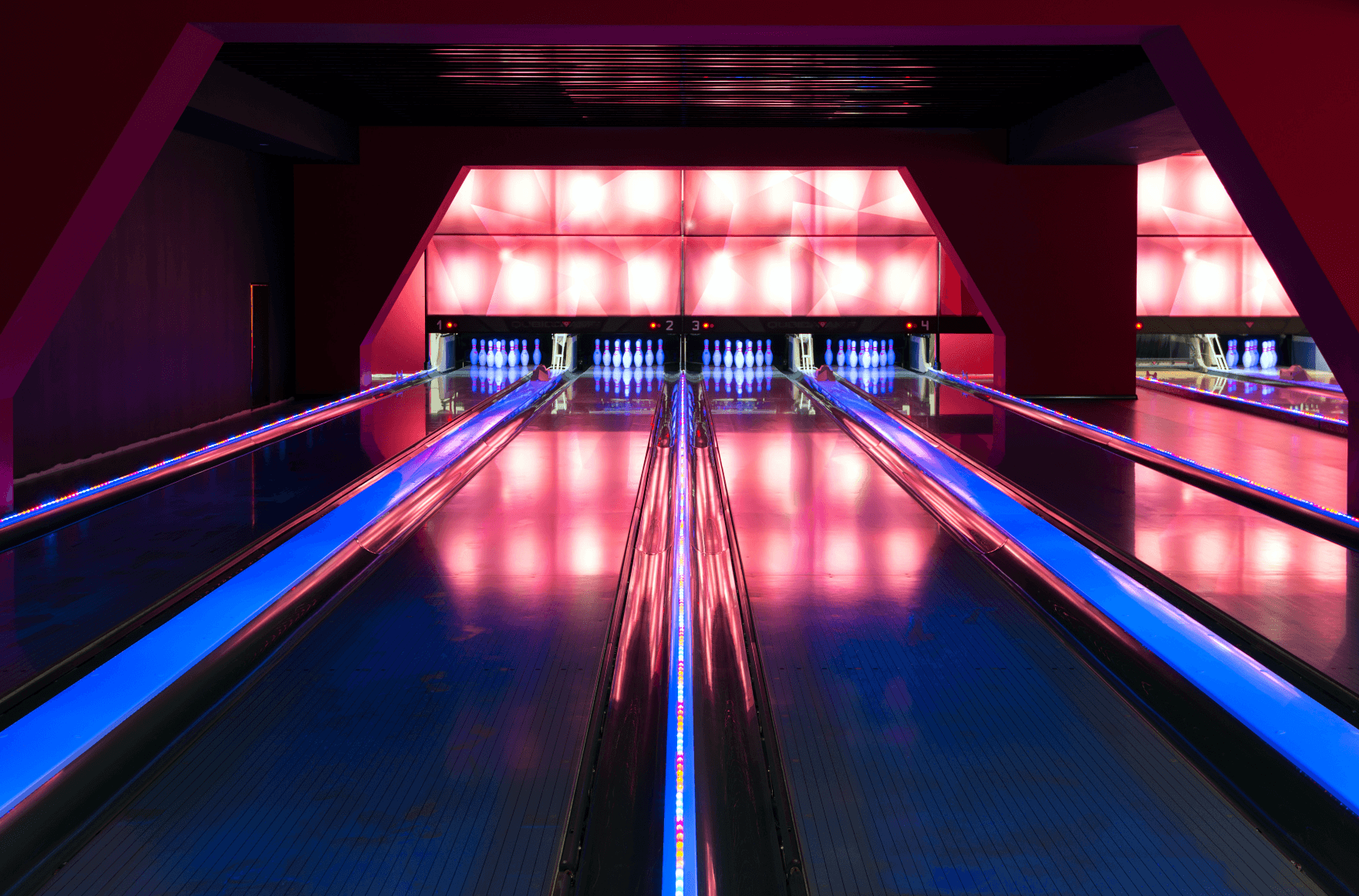 at home luxury bowling alley