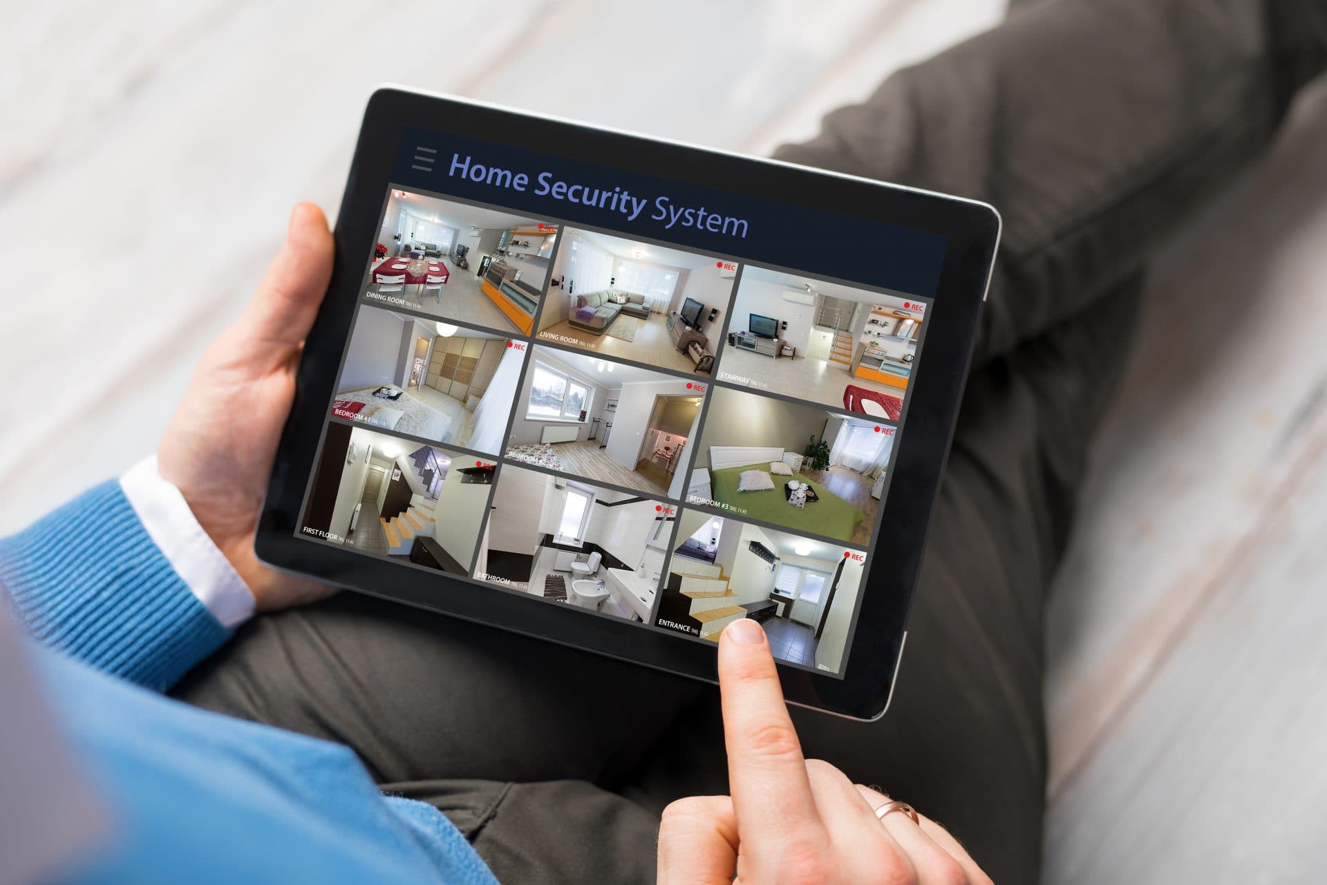 Security cameras smart home Aspire Luxury Properties