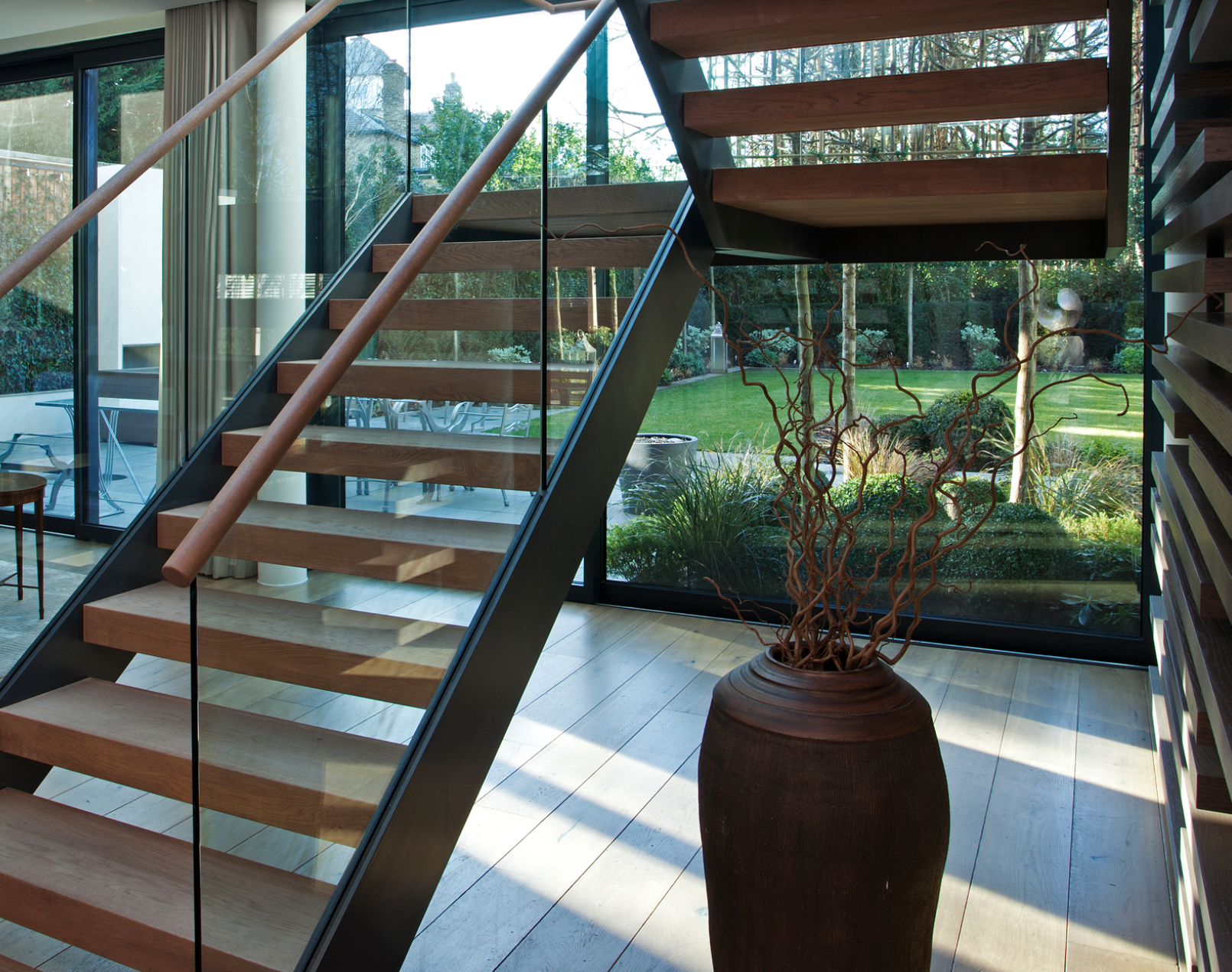 luxury open staircase