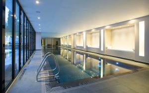 high end swimming pool in home