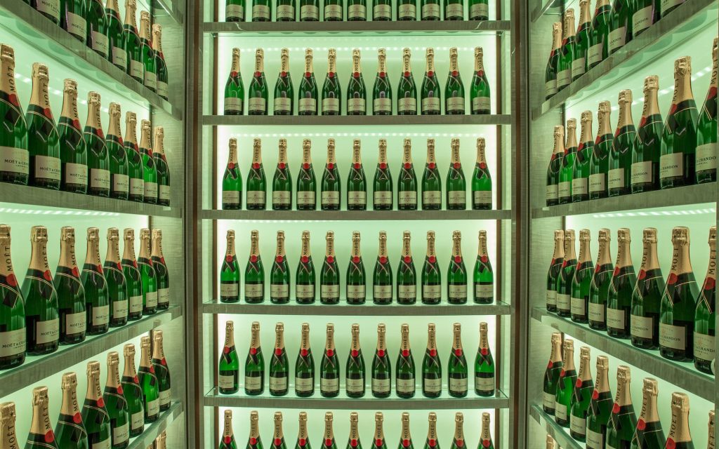 The wine cellar at Aspire Luxury Property Developer's King's Chase development.